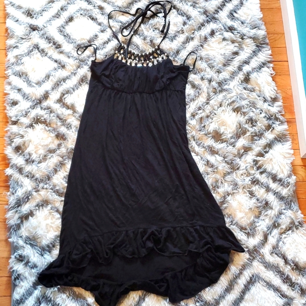 Black summer dress